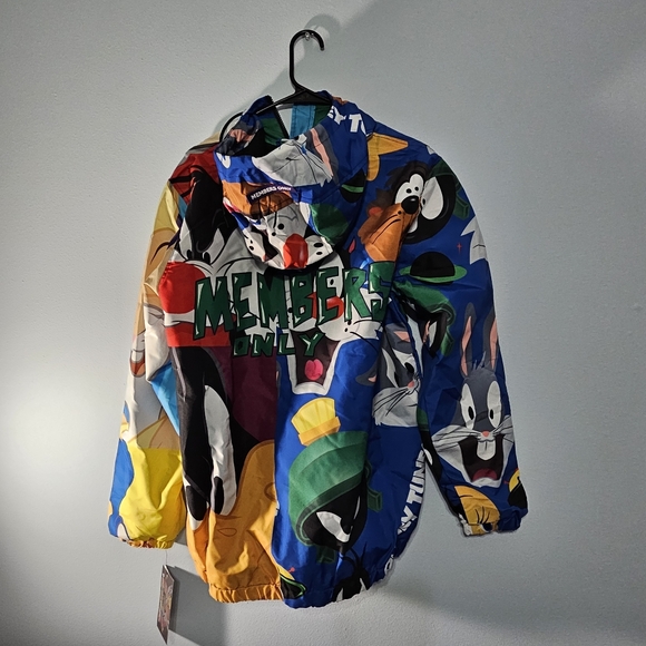 Mens Looney Tunes members only windbreaker jacket - Picture 5 of 6